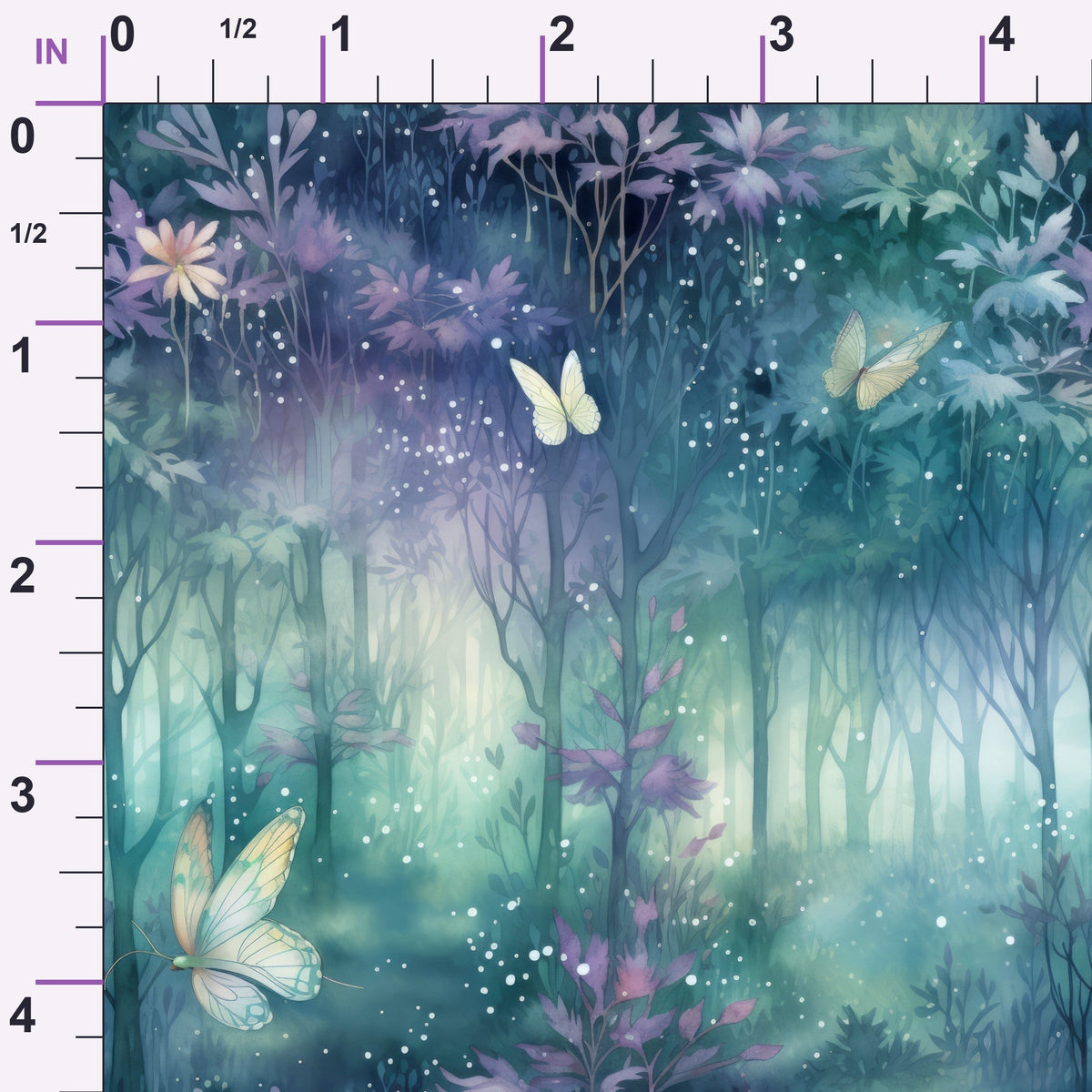 Fantasy Forest Pattern 2 Minky Fabric