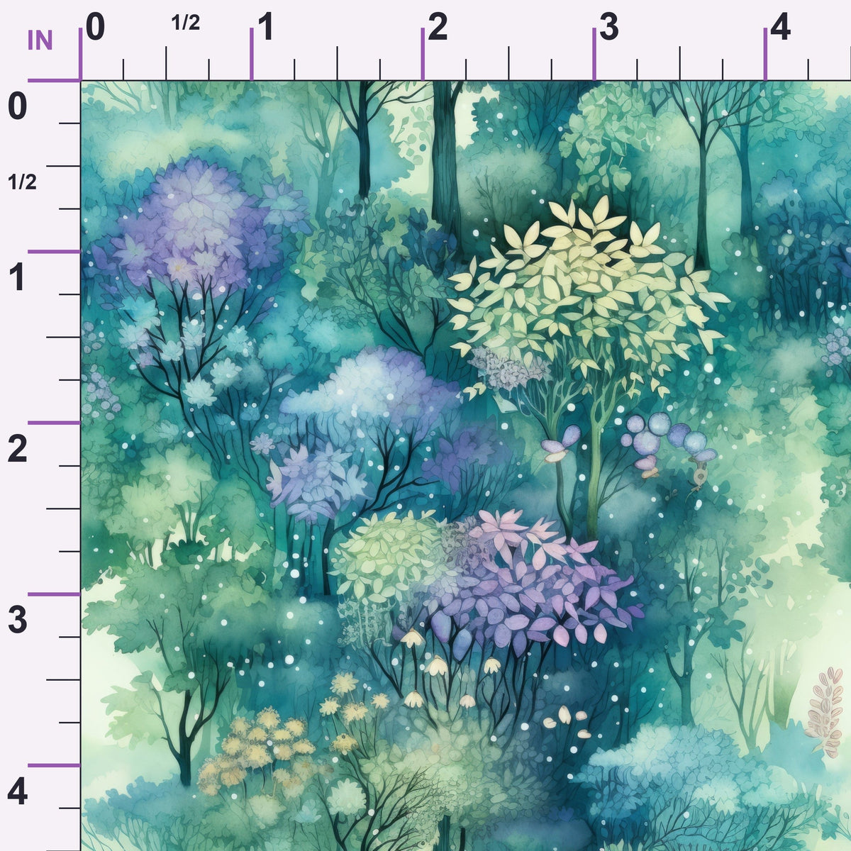 Fantasy Forest Pattern 29 Minky Fabric