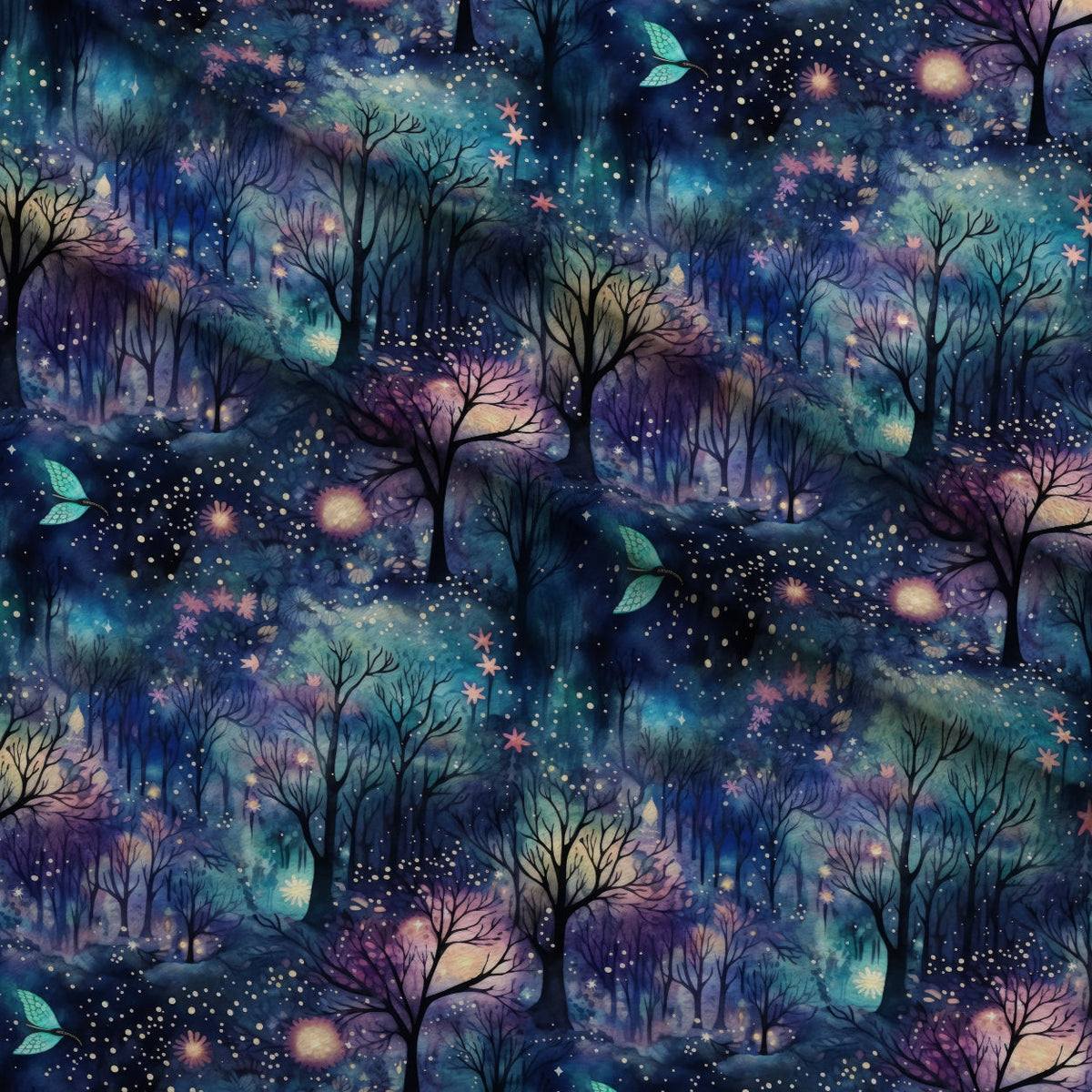 Fantasy Forest Pattern 3 Minky Fabric