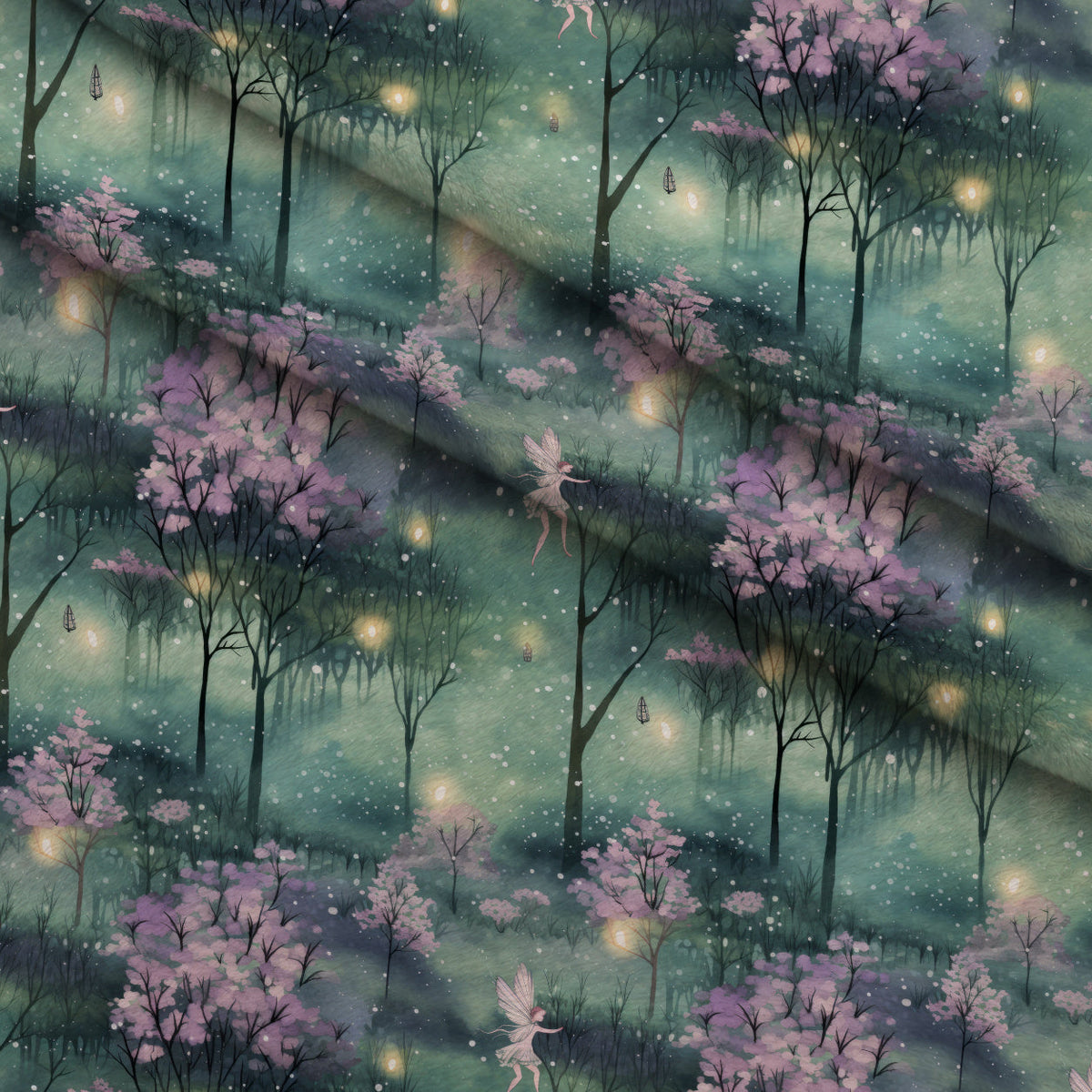 Fantasy Forest Pattern 4 Minky Fabric