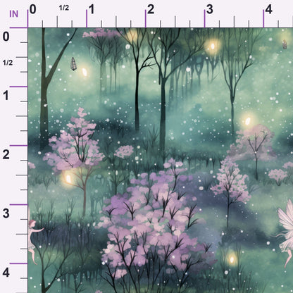 Fantasy Forest Pattern 4 Minky Fabric