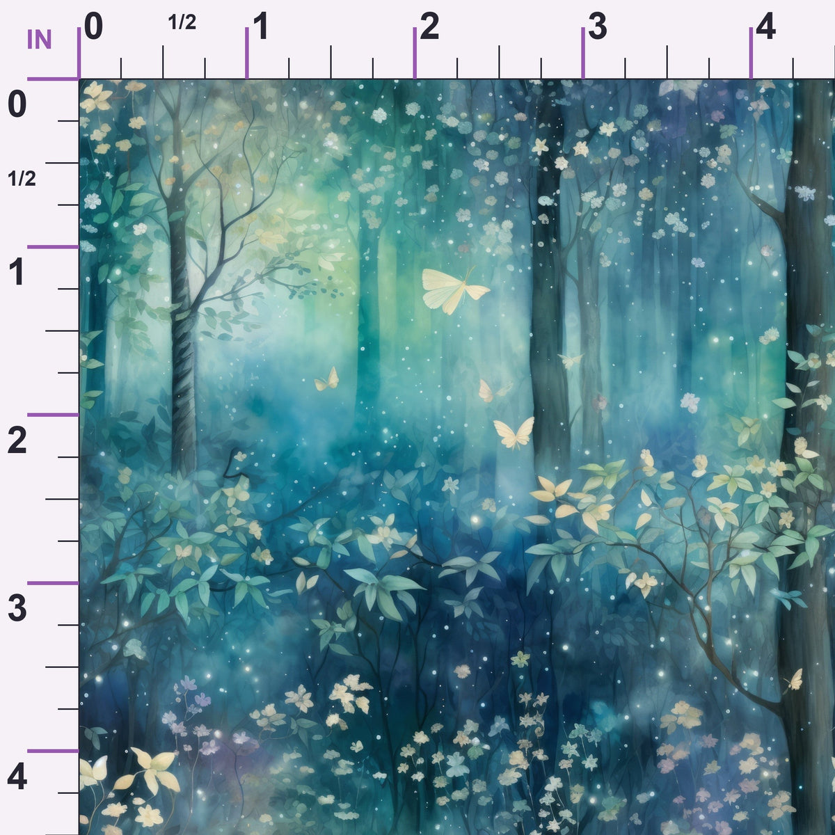 Fantasy Forest Pattern 5 Minky Fabric