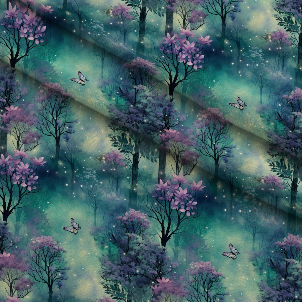 Fantasy Forest Pattern 7 Minky Fabric