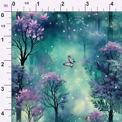 Fantasy Forest Pattern 7 Minky Fabric
