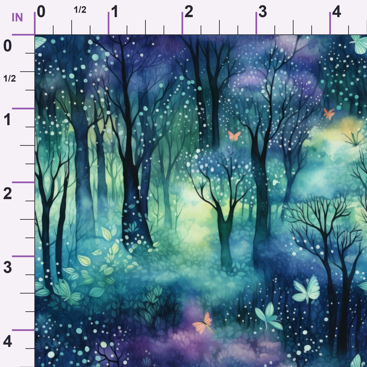 Fantasy Forest Pattern 8 Minky Fabric