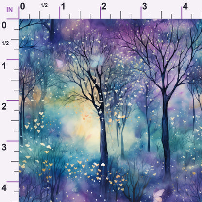 Fantasy Forest Pattern 9 Minky Fabric