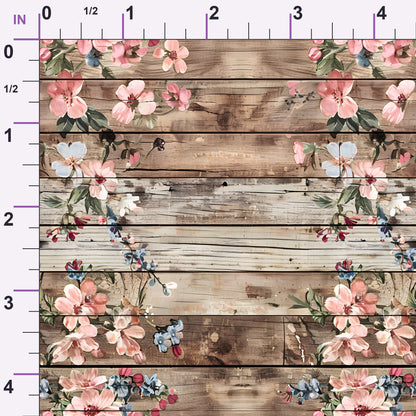 Farmhouse Blooms Pattern 10 Minky Fabric