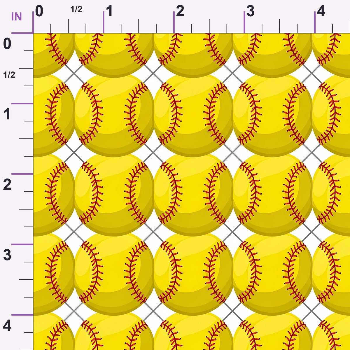 Fastpitch Fever Pattern 13 Minky Fabric