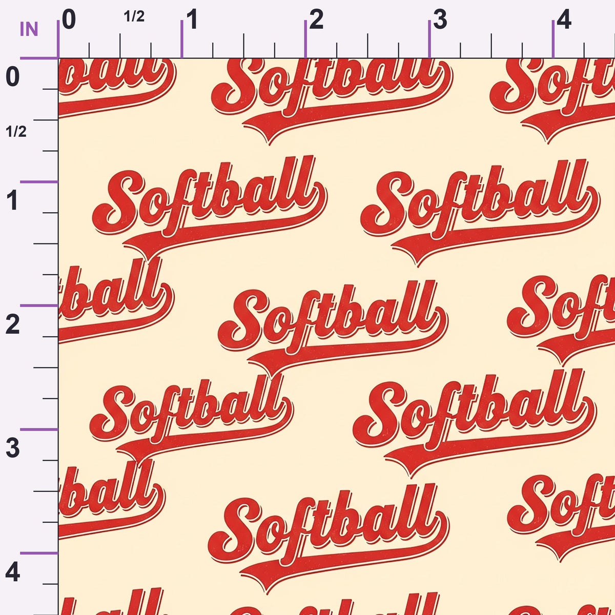 Fastpitch Fever Pattern 26 Minky Fabric