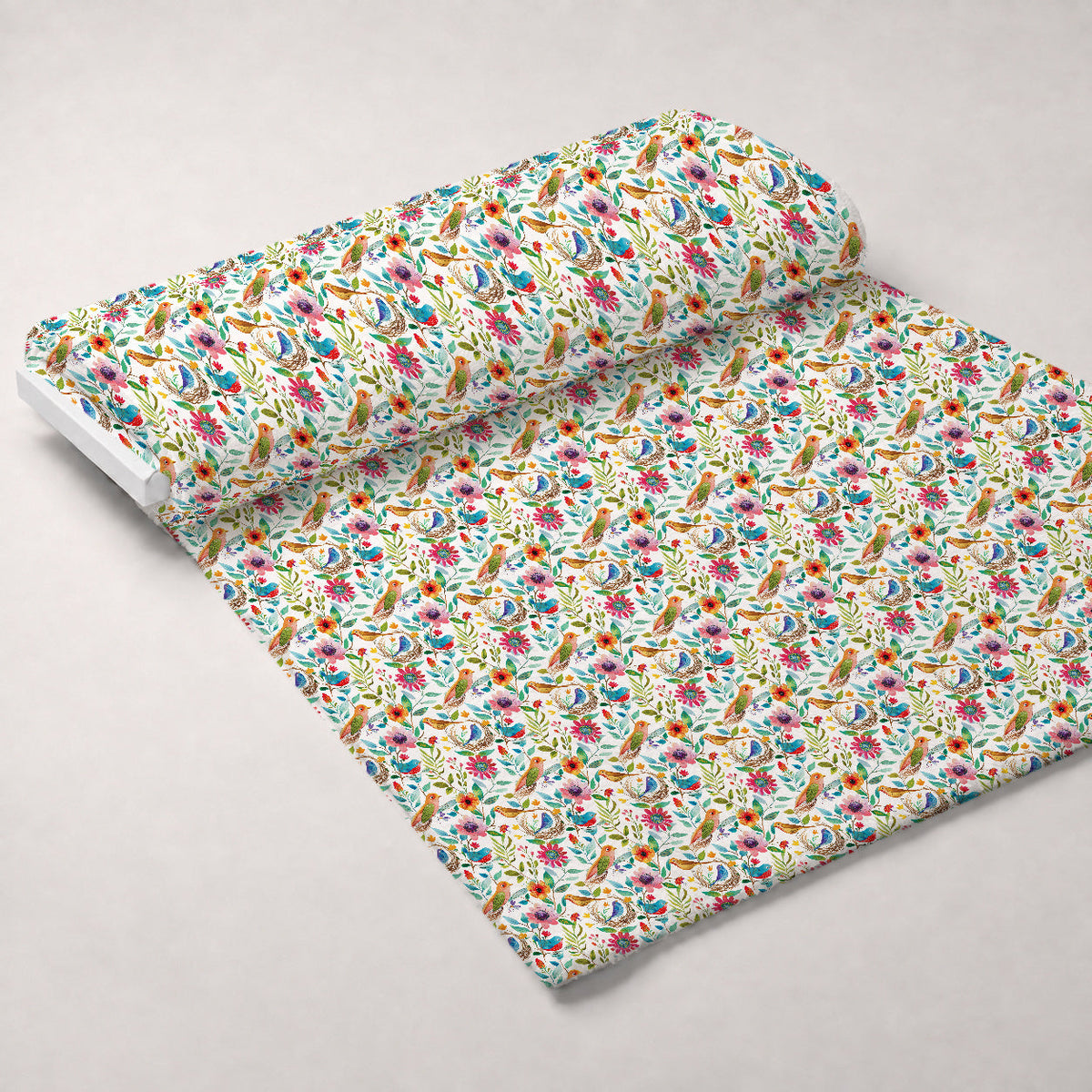 Feathered Blooms Pattern 12 Minky Fabric