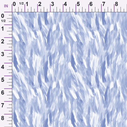 Feathered Mist Pattern 60 Minky Fabric
