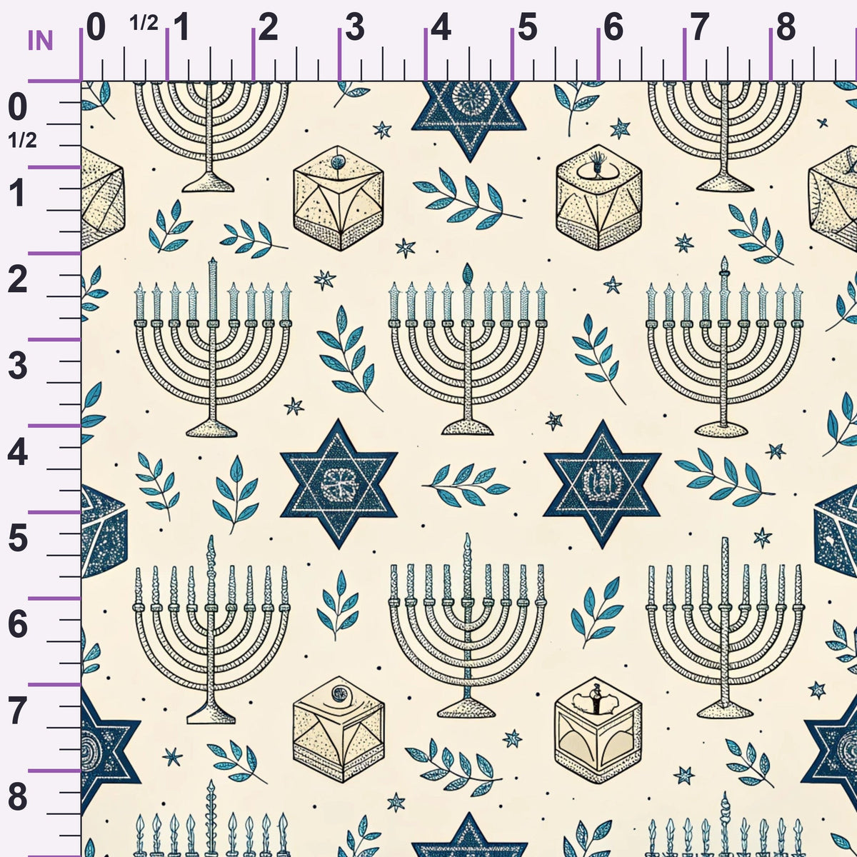 Festival of Lights Pattern 13 Minky Fabric