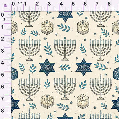 Festival of Lights Pattern 13 Minky Fabric