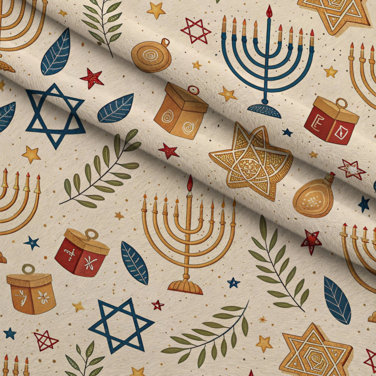 Festival of Lights Pattern 18 Minky Fabric