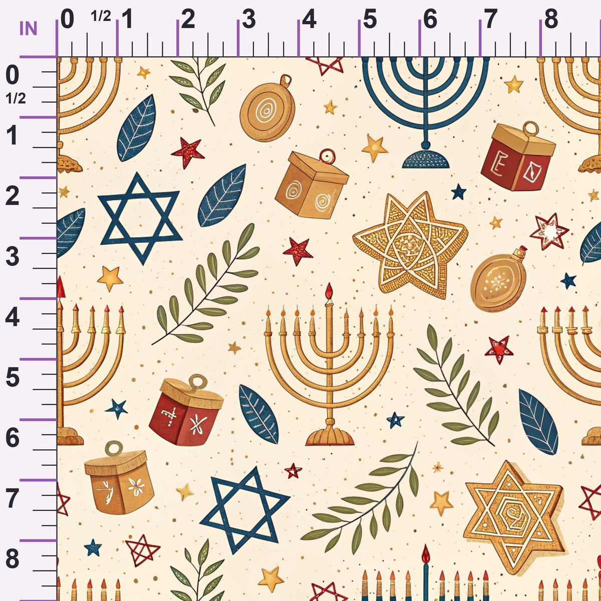 Festival of Lights Pattern 18 Minky Fabric