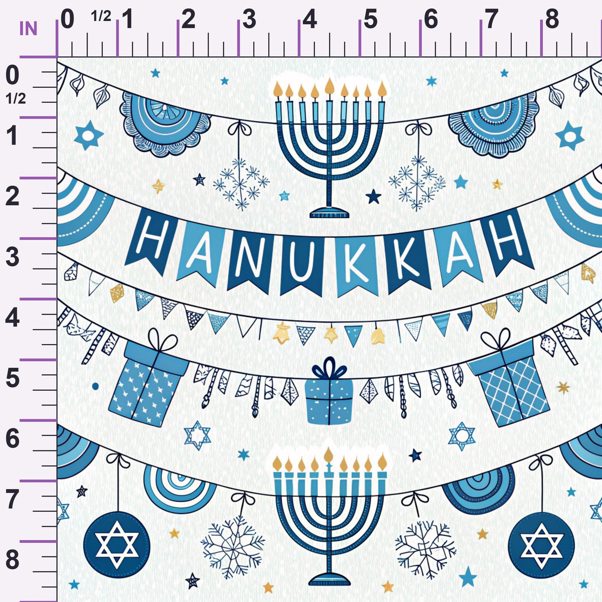 Festival of Lights Pattern 22 Minky Fabric