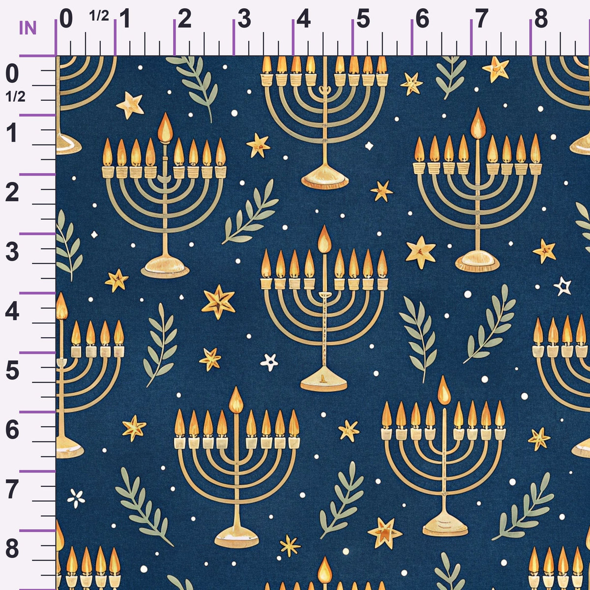 Festival of Lights Pattern 24 Minky Fabric