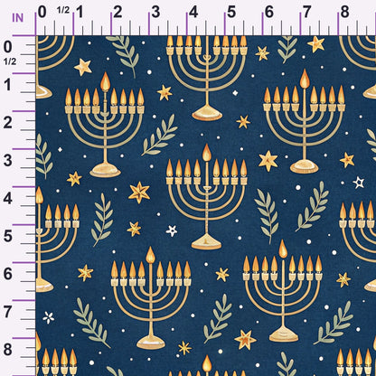 Festival of Lights Pattern 24 Minky Fabric