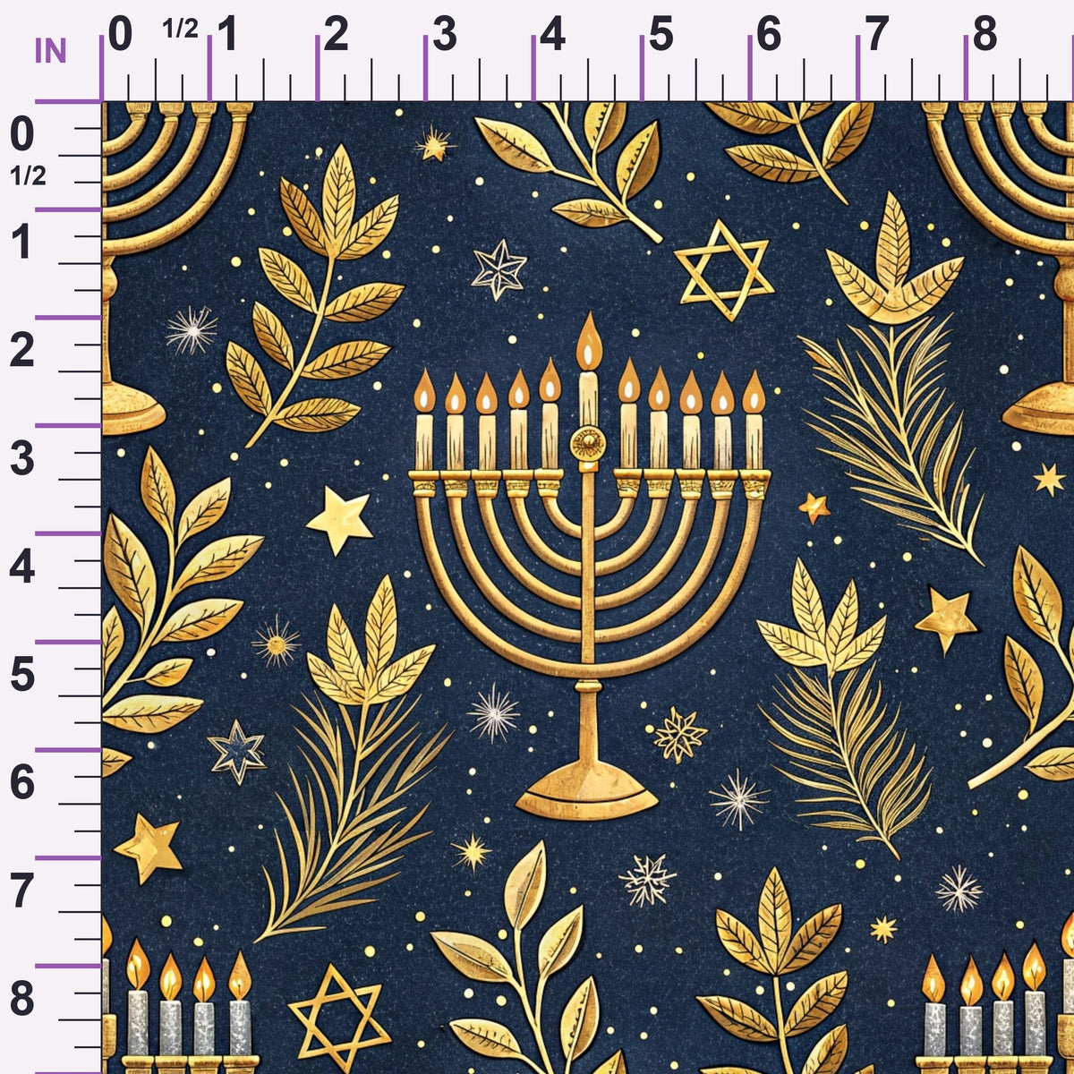 Festival of Lights Pattern 25 Minky Fabric