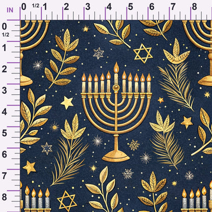 Festival of Lights Pattern 25 Minky Fabric