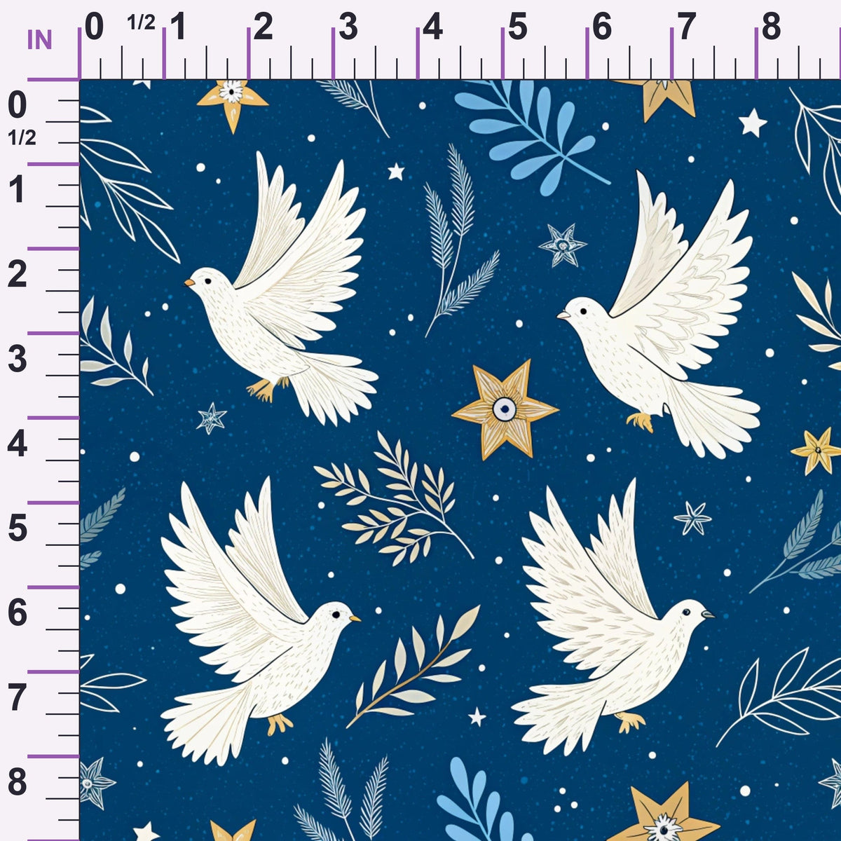 Festival of Lights Pattern 3 Minky Fabric