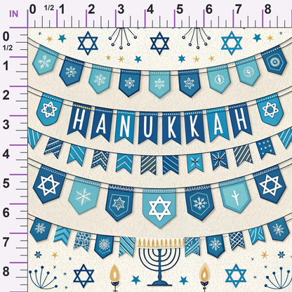 Festival of Lights Pattern 9 Minky Fabric
