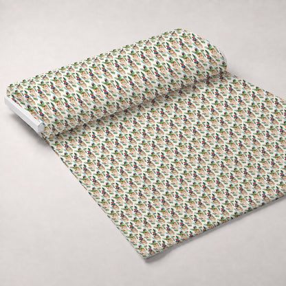 Festive Felines Pattern 7 Minky Fabric