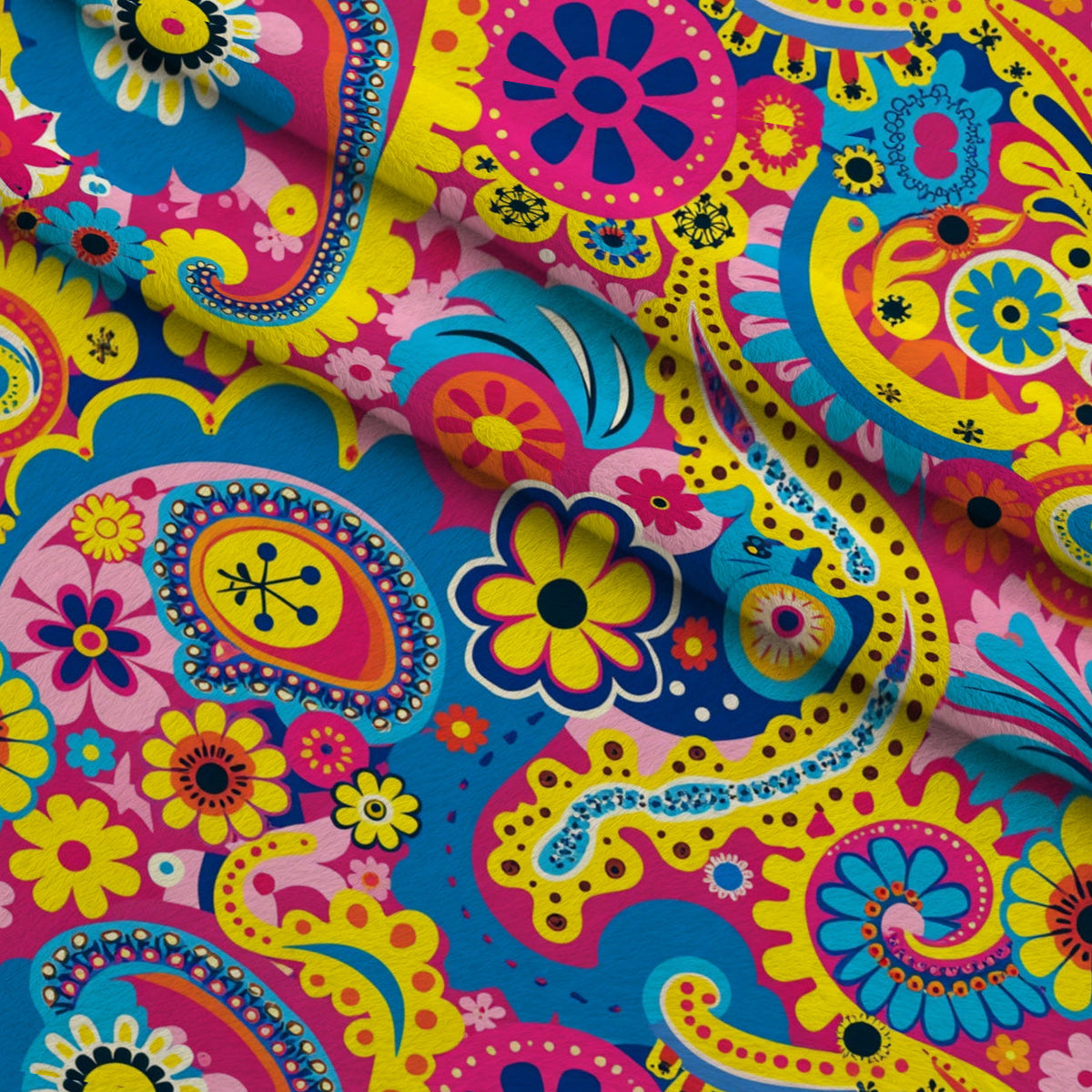 Fiesta Blooms Pattern 1 Minky Fabric