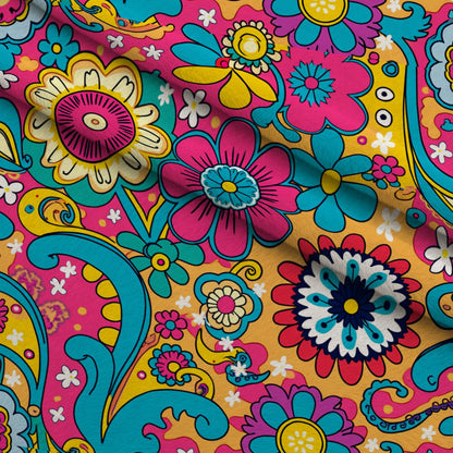 Fiesta Blooms Pattern 10 Minky Fabric