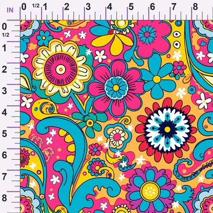 Fiesta Blooms Pattern 10 Minky Fabric