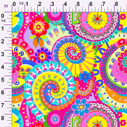 Fiesta Blooms Pattern 11 Minky Fabric