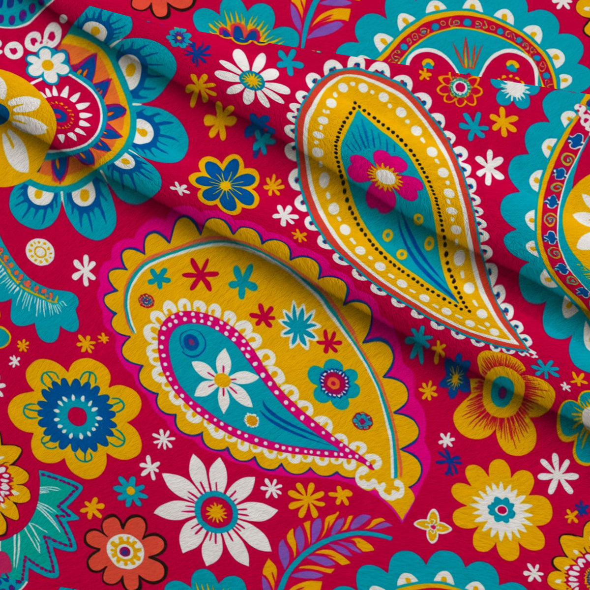 Fiesta Blooms Pattern 12 Minky Fabric