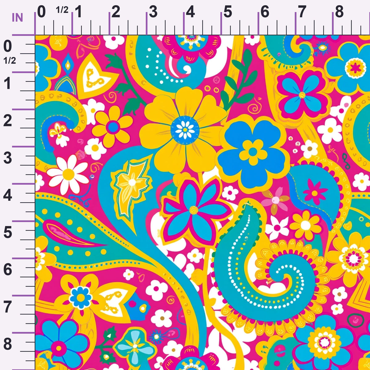 Fiesta Blooms Pattern 14 Minky Fabric