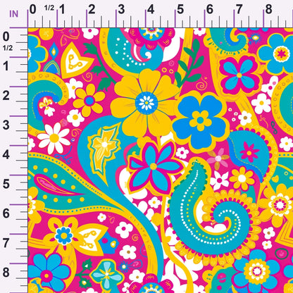 Fiesta Blooms Pattern 14 Minky Fabric