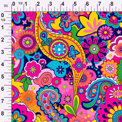 Fiesta Blooms Pattern 16 Minky Fabric