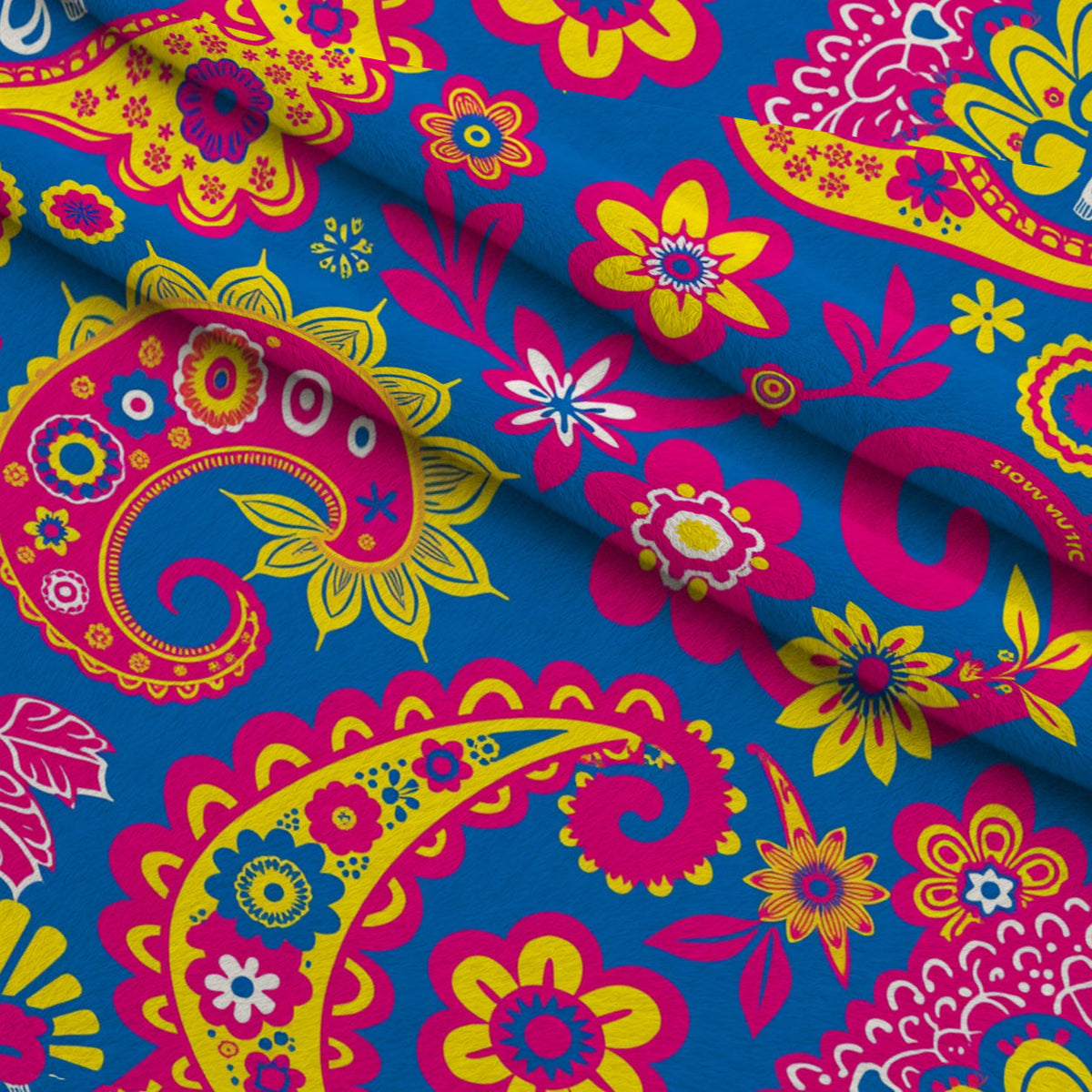 Fiesta Blooms Pattern 17 Minky Fabric