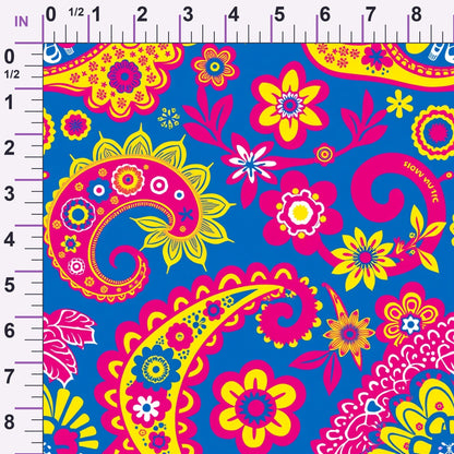 Fiesta Blooms Pattern 17 Minky Fabric