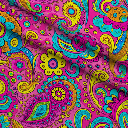 Fiesta Blooms Pattern 18 Minky Fabric