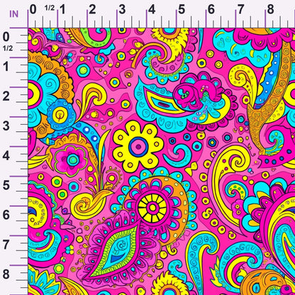 Fiesta Blooms Pattern 18 Minky Fabric