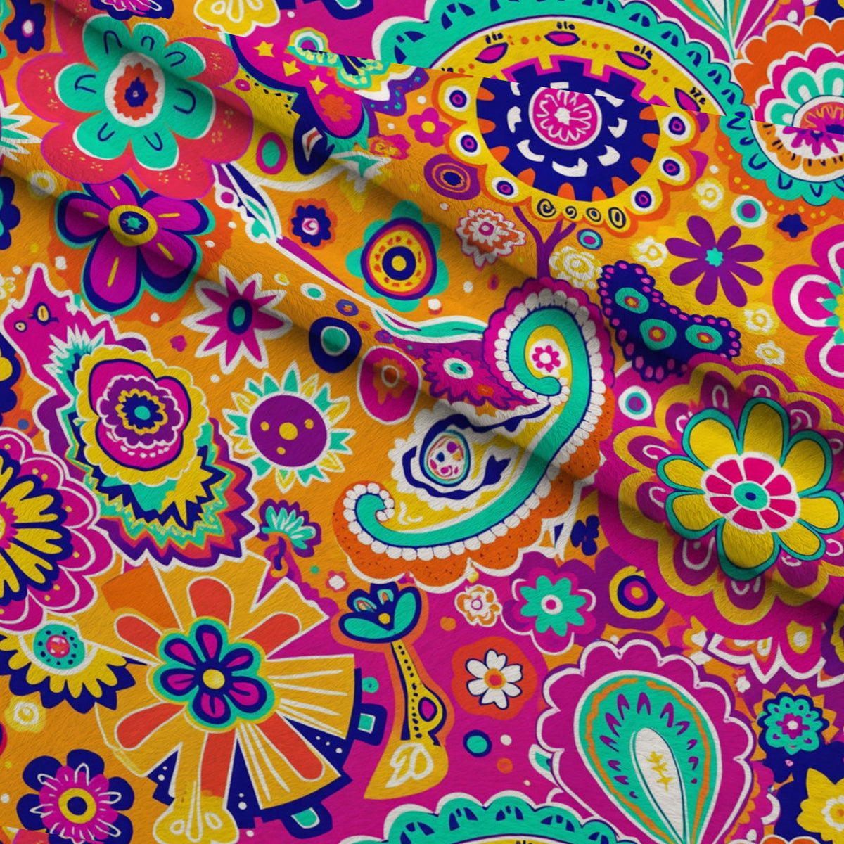 Fiesta Blooms Pattern 19 Minky Fabric
