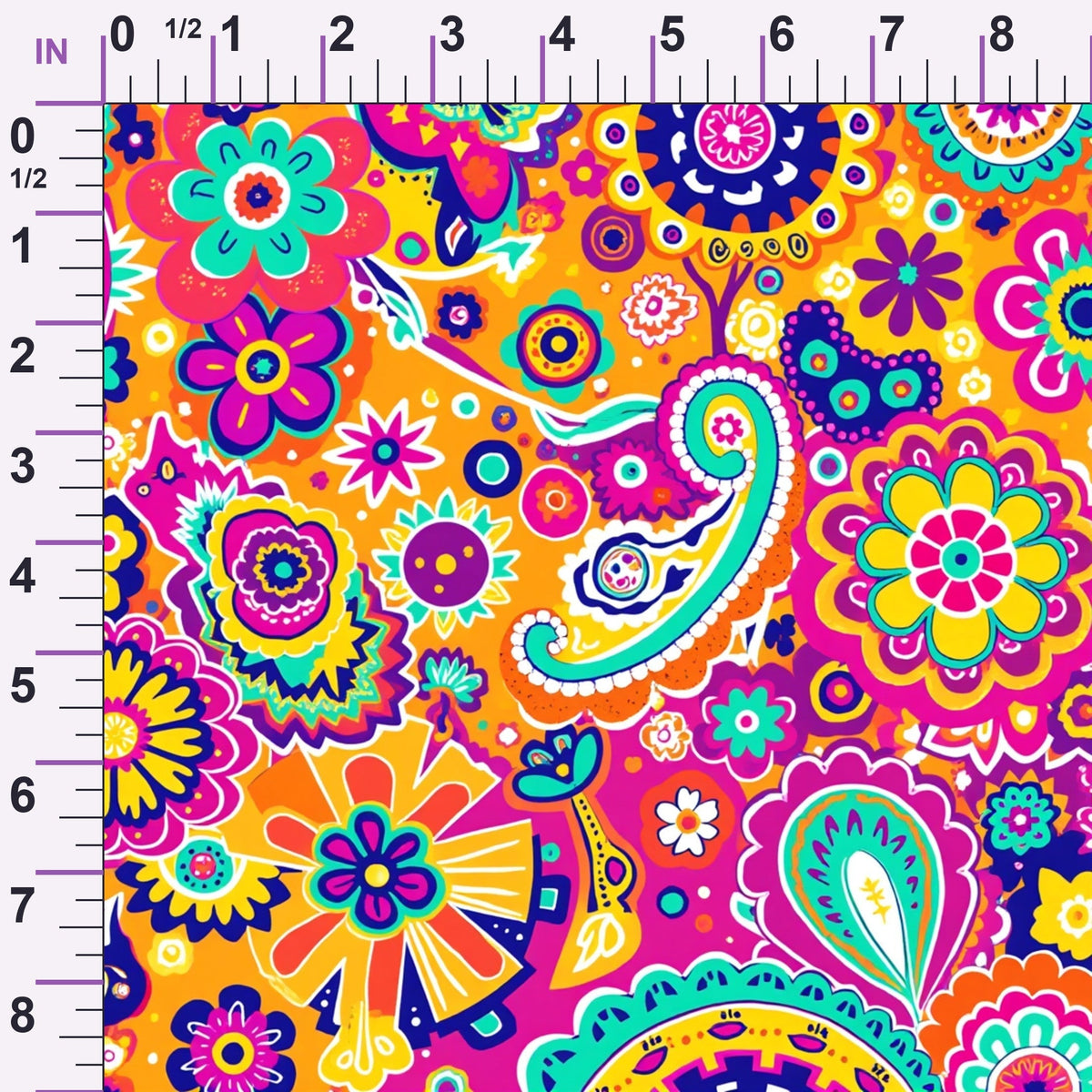 Fiesta Blooms Pattern 19 Minky Fabric