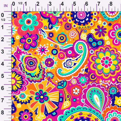 Fiesta Blooms Pattern 19 Minky Fabric