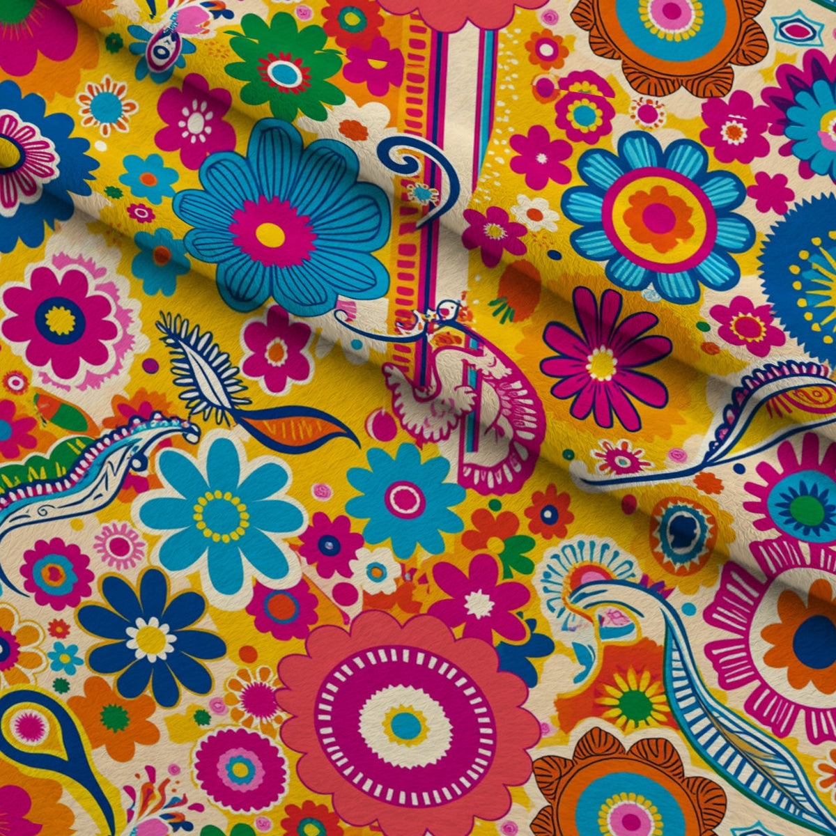 Fiesta Blooms Pattern 20 Minky Fabric