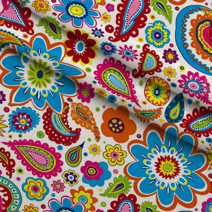 Fiesta Blooms Pattern 3 Minky Fabric