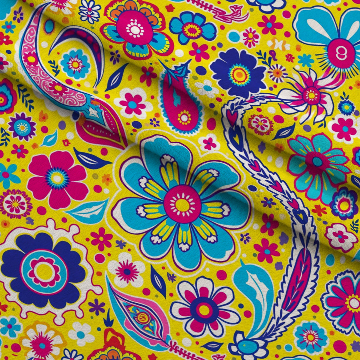 Fiesta Blooms Pattern 4 Minky Fabric