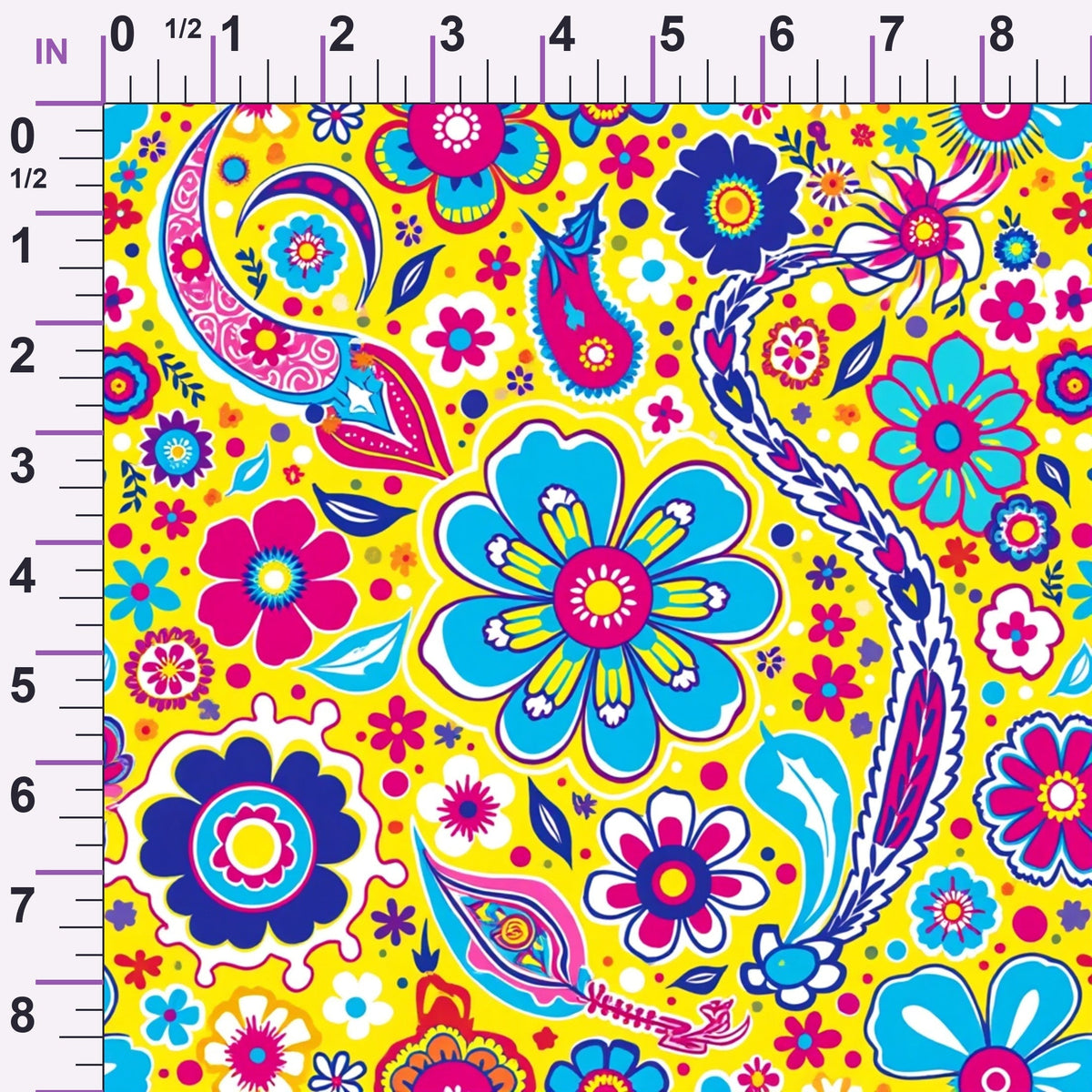 Fiesta Blooms Pattern 4 Minky Fabric