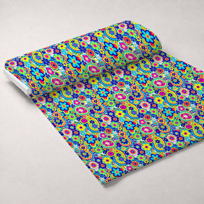 Fiesta Blooms Pattern 5 Minky Fabric