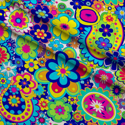Fiesta Blooms Pattern 5 Minky Fabric