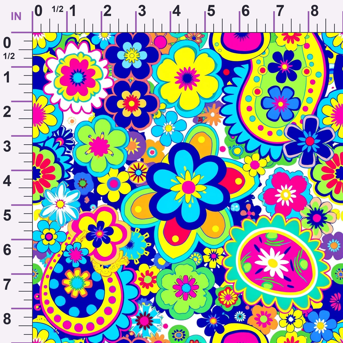 Fiesta Blooms Pattern 5 Minky Fabric