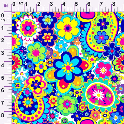 Fiesta Blooms Pattern 5 Minky Fabric